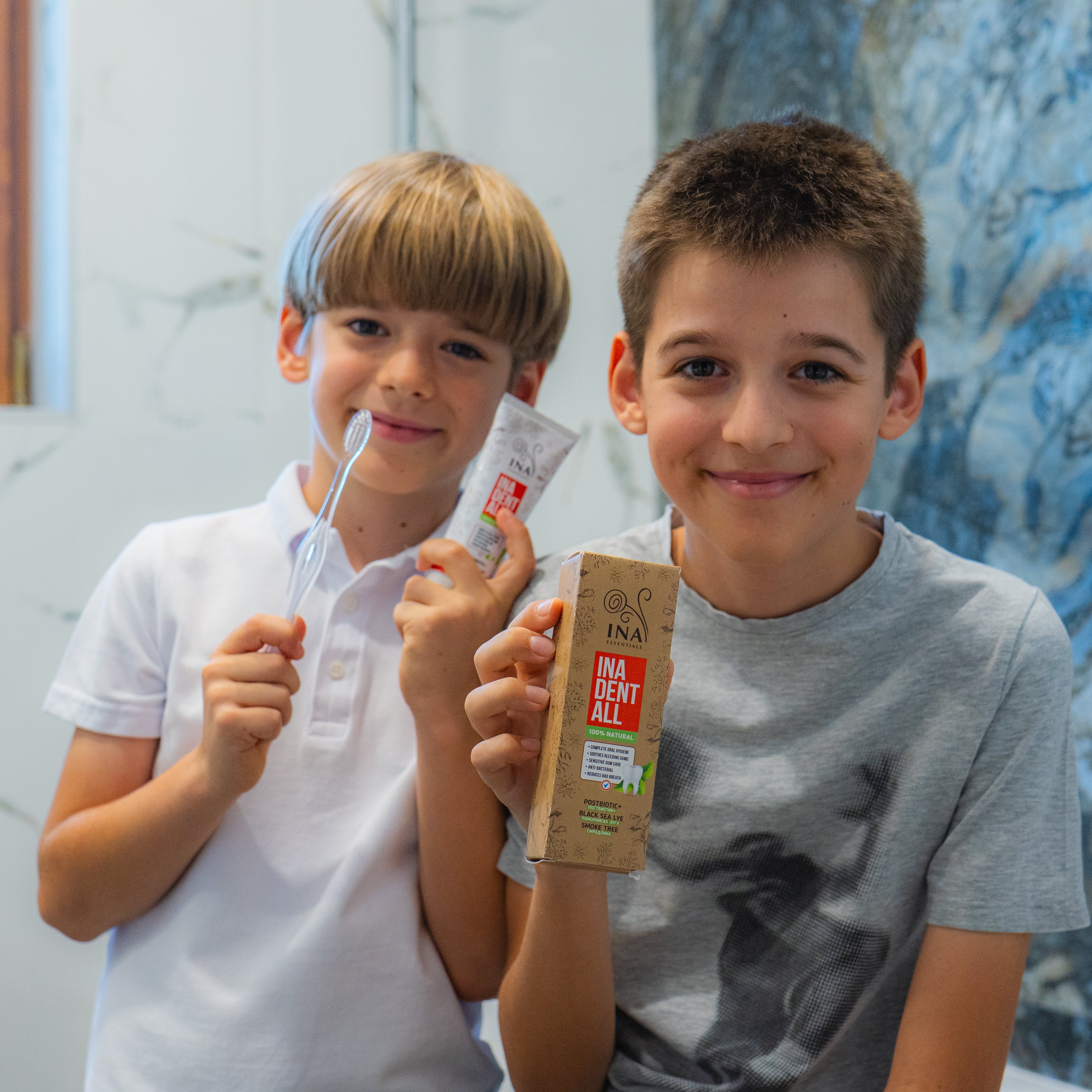 Natural Fluoride-Free Toothpaste with Smoke Tree, Black Sea Lye, and Postbiotic - Ina Dent-All - Image 10