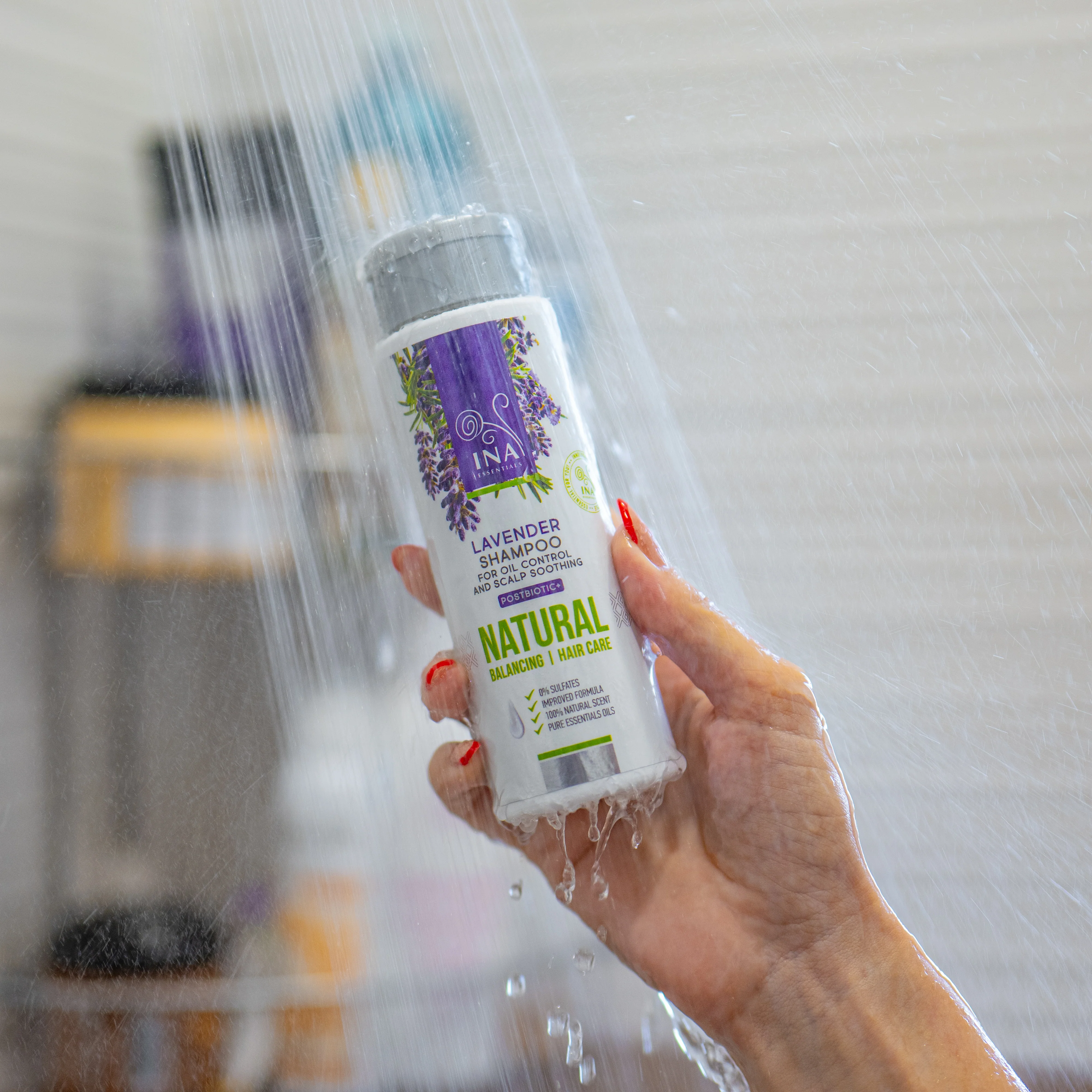 Natural Lavender Shampoo for Dandruff and Sensitive scalp - Image 3