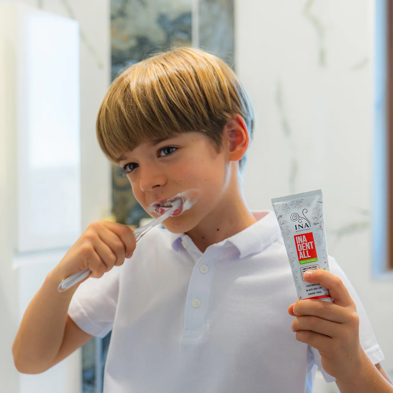Buy 3 Ina Dent-All Toothpastes, Get 1 Smoke Tree Mouthwash for Free - Image 9