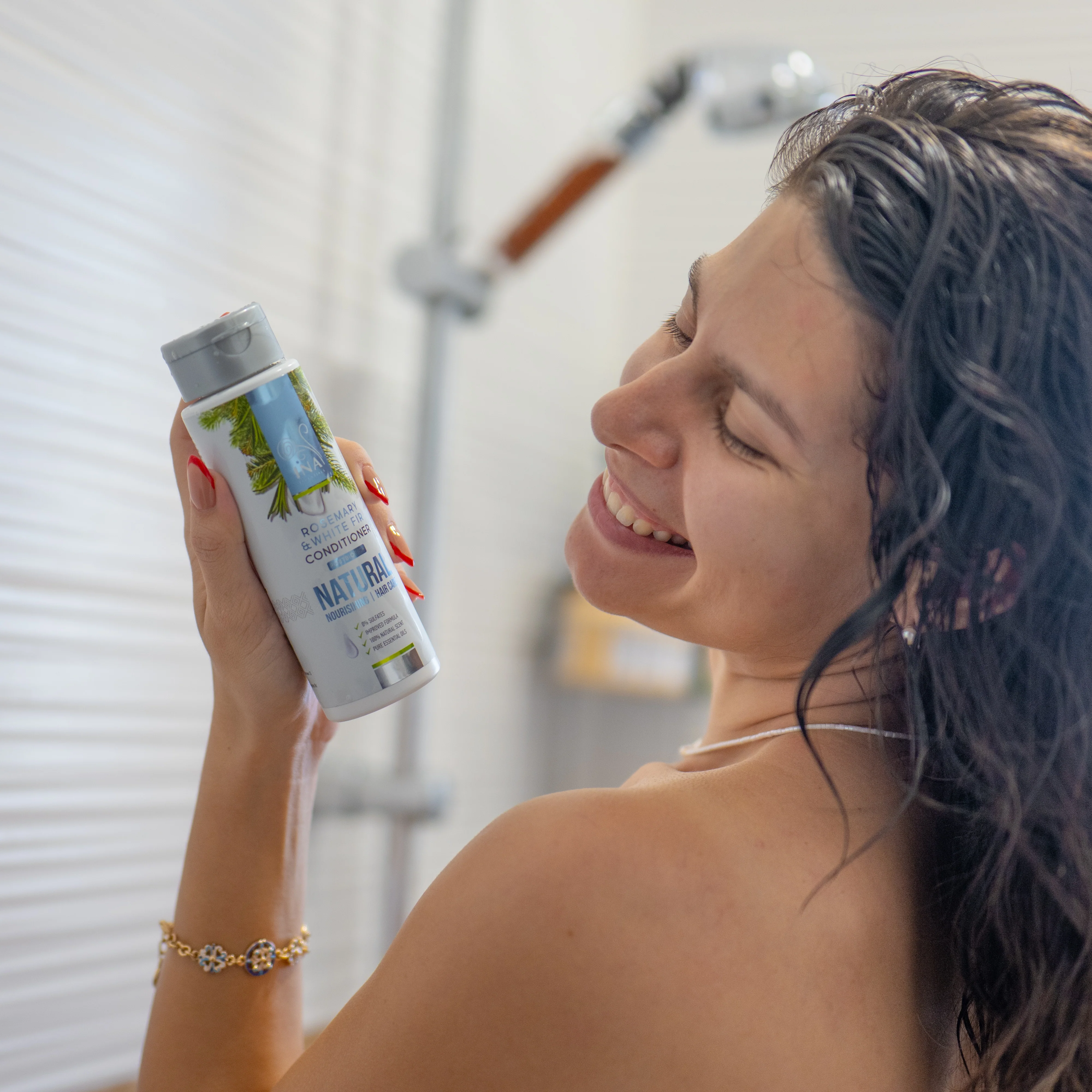 Natural Hair Conditioner with Rosemary oil and White Fir - intensive nourishing care for every hair type - Image 6