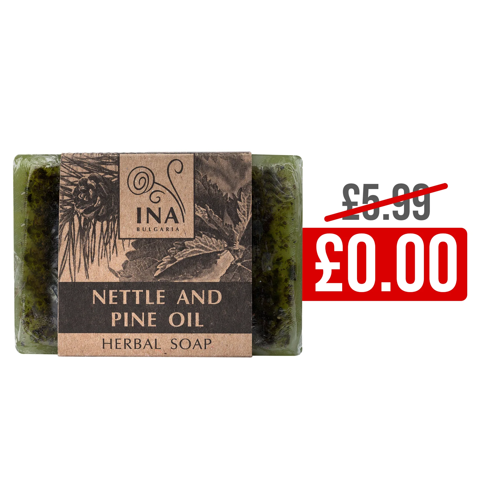 + Gift Natural Herbal Soap with Nettle and Pine Oil - anti-inflammatory action - Image 3