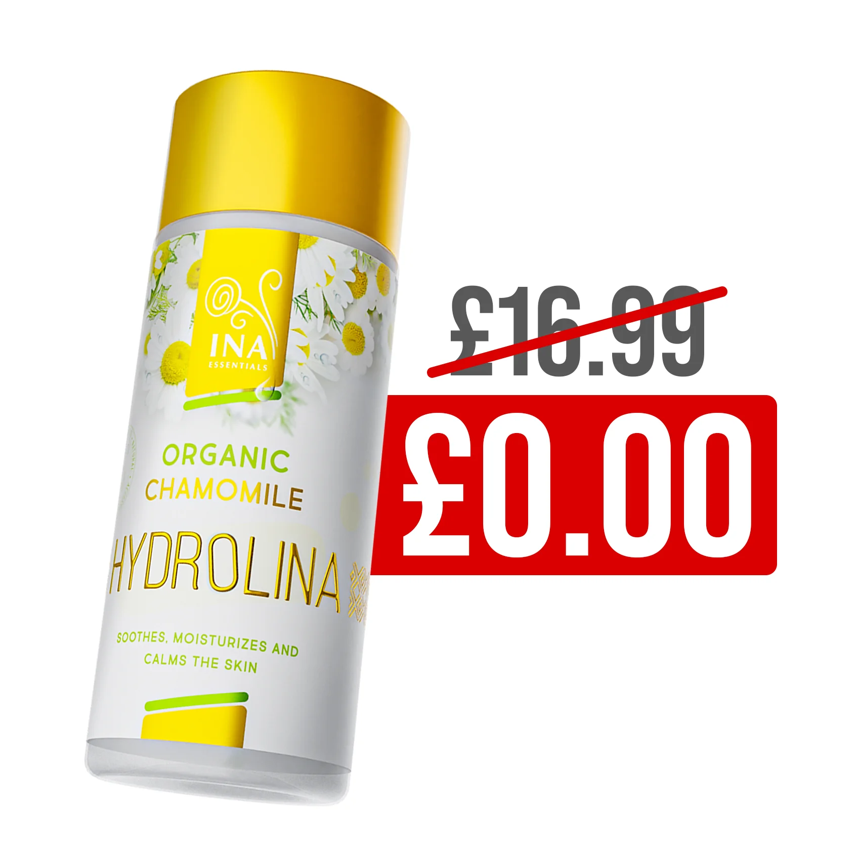+ Gift Organic Chamomile water - Hydrolina for Eczema and Irritated skin - Image 3