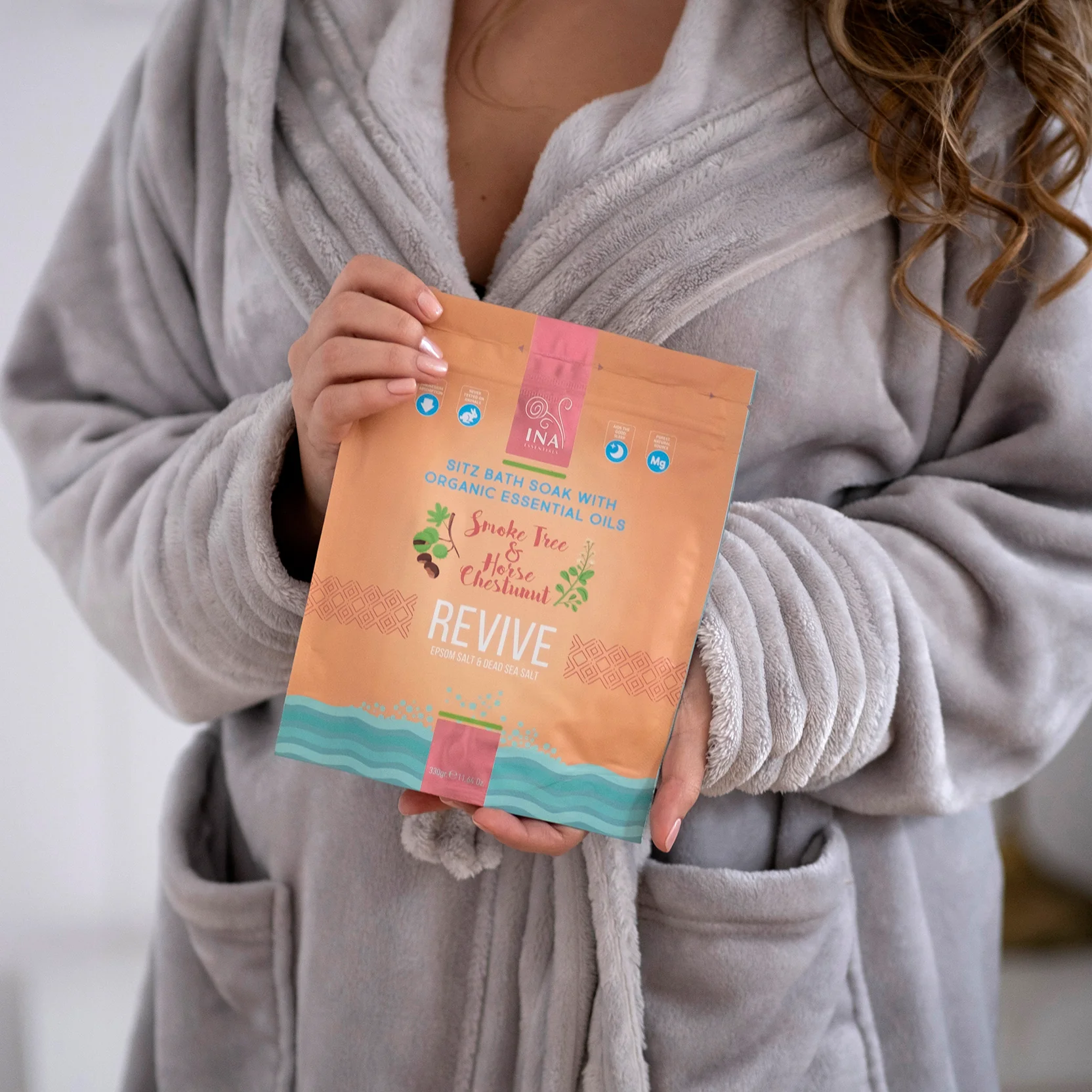 + Gift Revive - Bathing salt with Smoke Tree and Horse Chestnut for Varicose and Postpartum care - Image 6