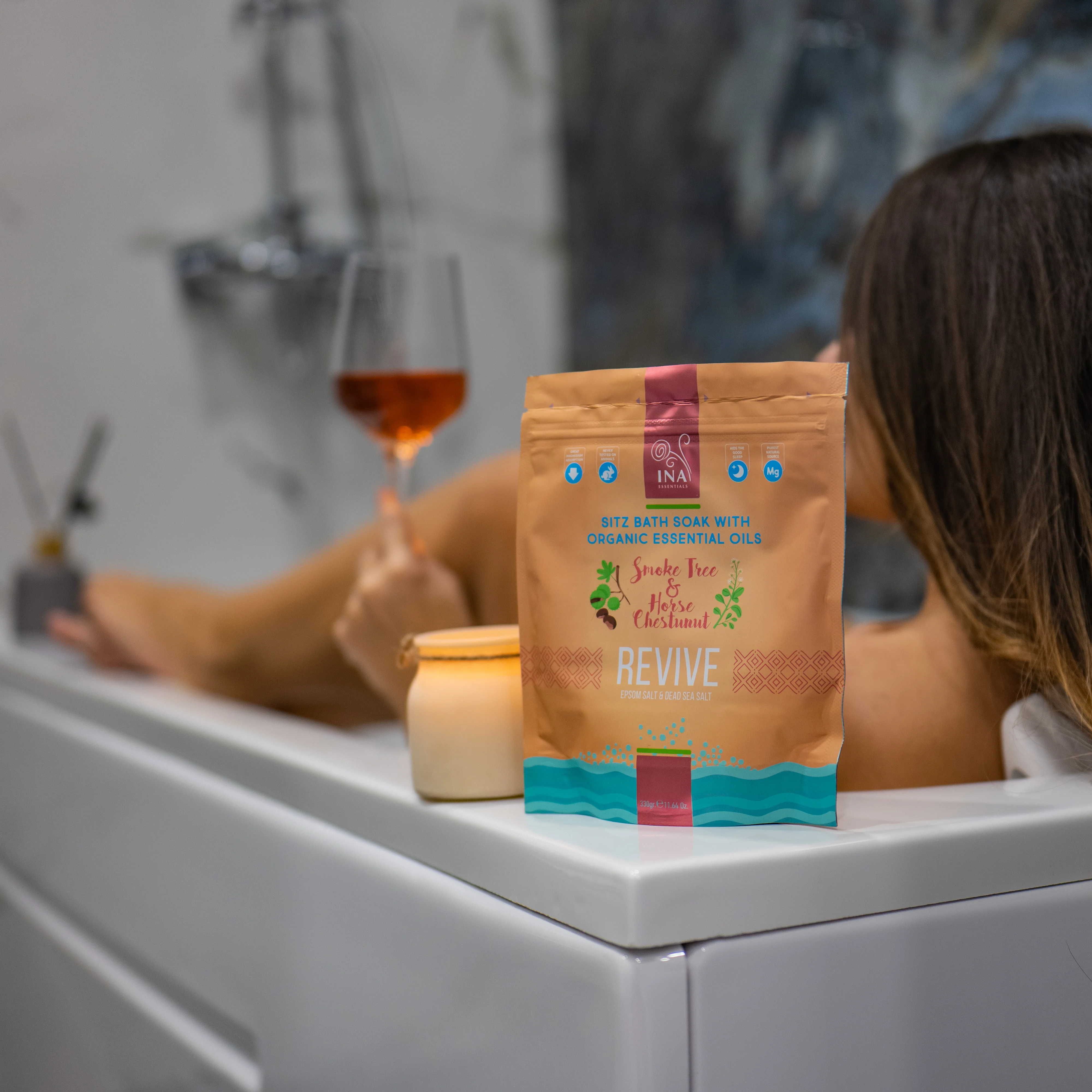 + Gift Revive - Bathing salt with Smoke Tree and Horse Chestnut for Varicose and Postpartum care - Image 7