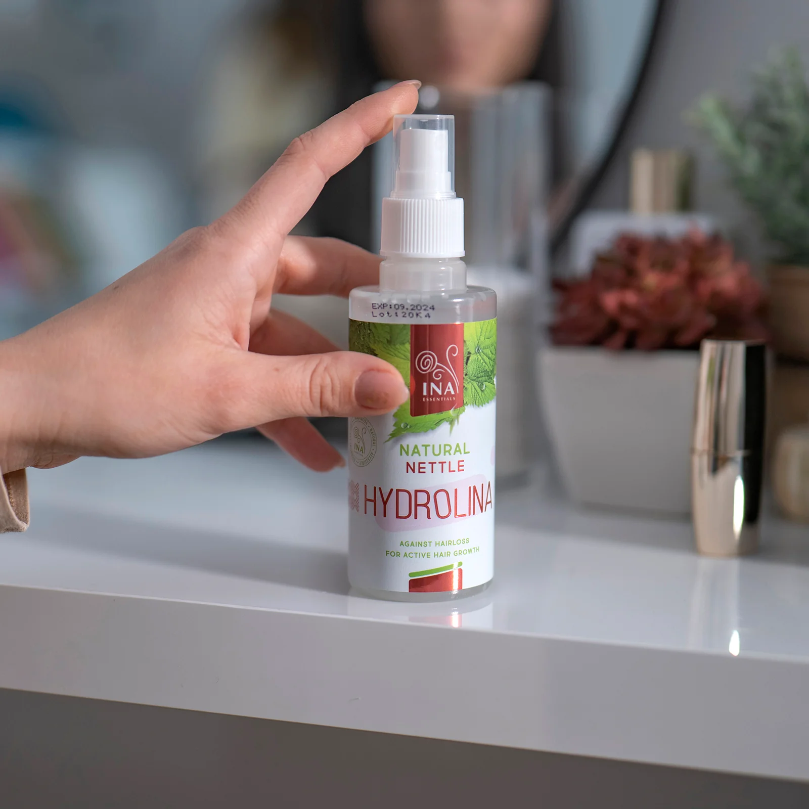 Wild Nettle Water - Hydrolina - Hair spray for Hair loss and Oily hair - Image 4